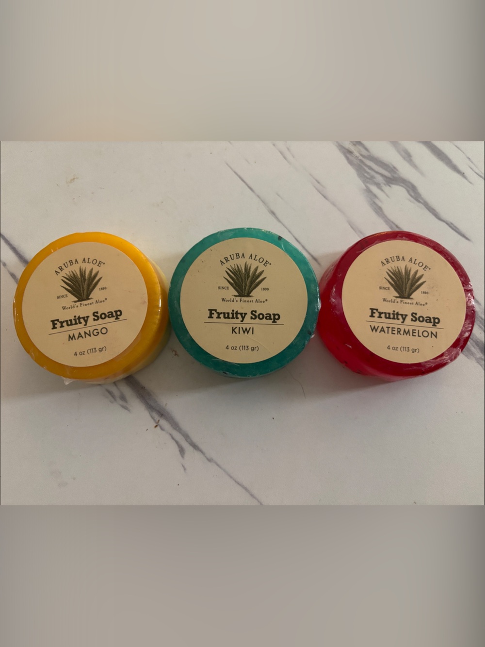 Fruity Soap - Mango, Kiwi, Watermelon Trio